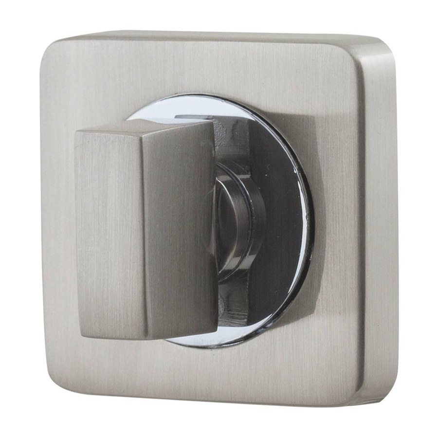 Ручка поворотная WC-BOLT BK6/SQ-21SN/CP-3 — Матовый никель/хром