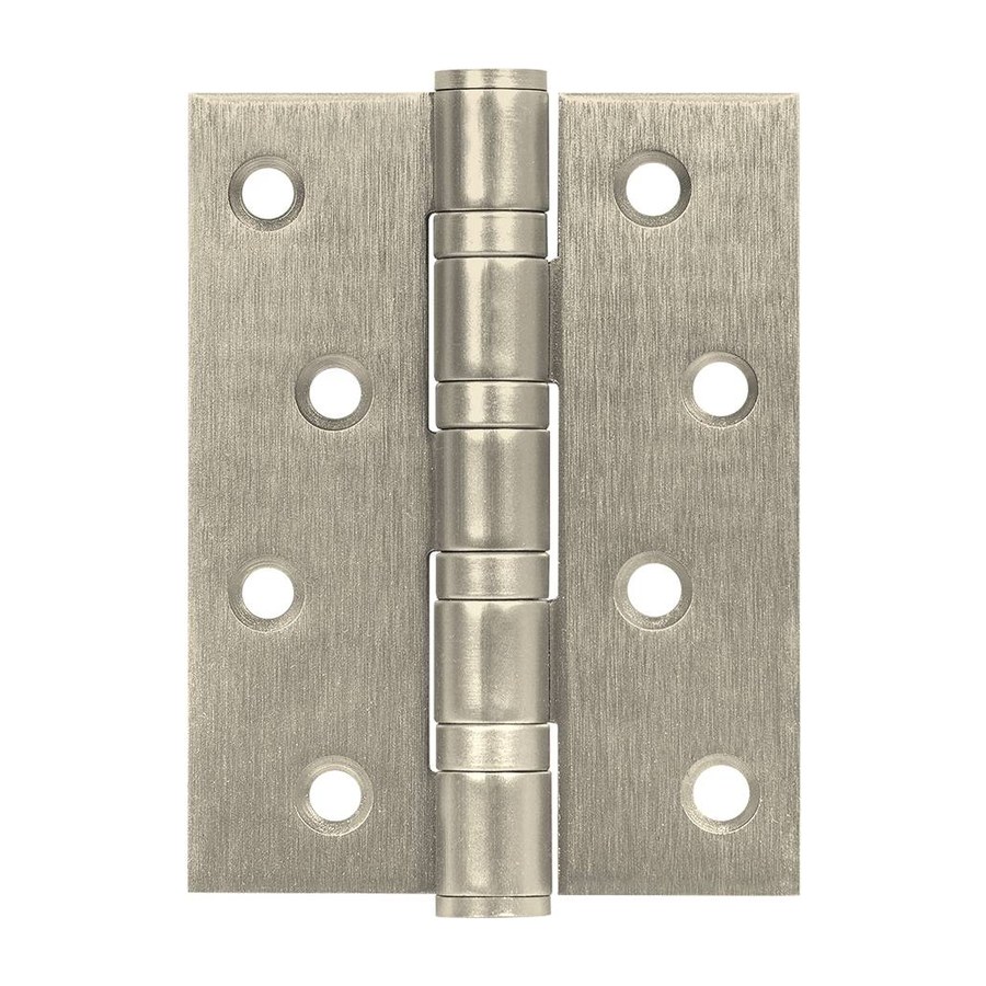 Дверная фурнитура Петля ( Армадилло) универсальная IN4500UC-BL SN 100x75x3 INOX304 БЛИСТЕР — Матовый никель