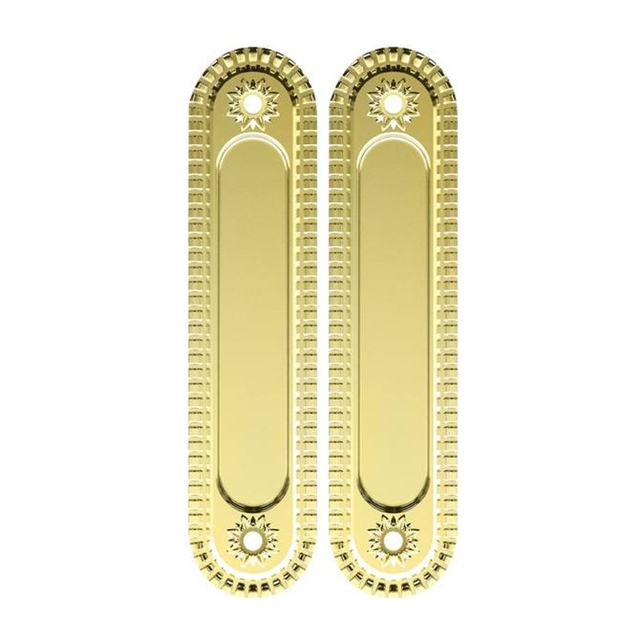 Ручка ( Армадилло) для раздвижных дверей SH.CL152.010 (SH010/CL) GOLD-24 — Золото 24К