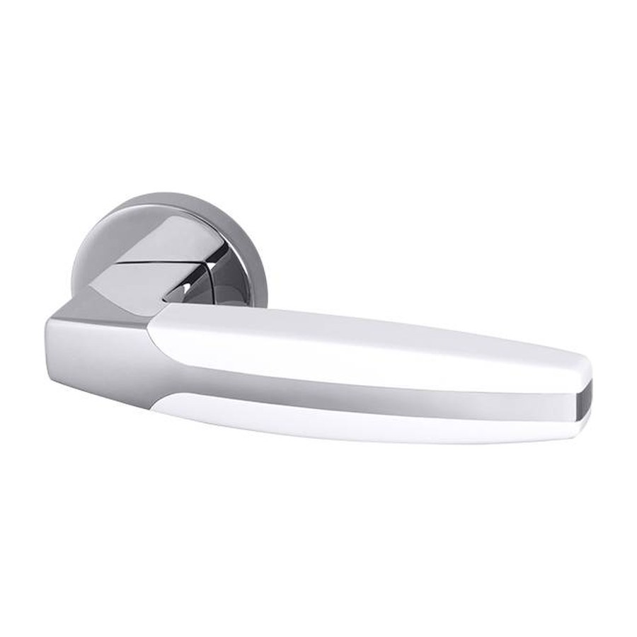 Ручка раздельная ARC URB2 CP/White-14 — Хром/ белый