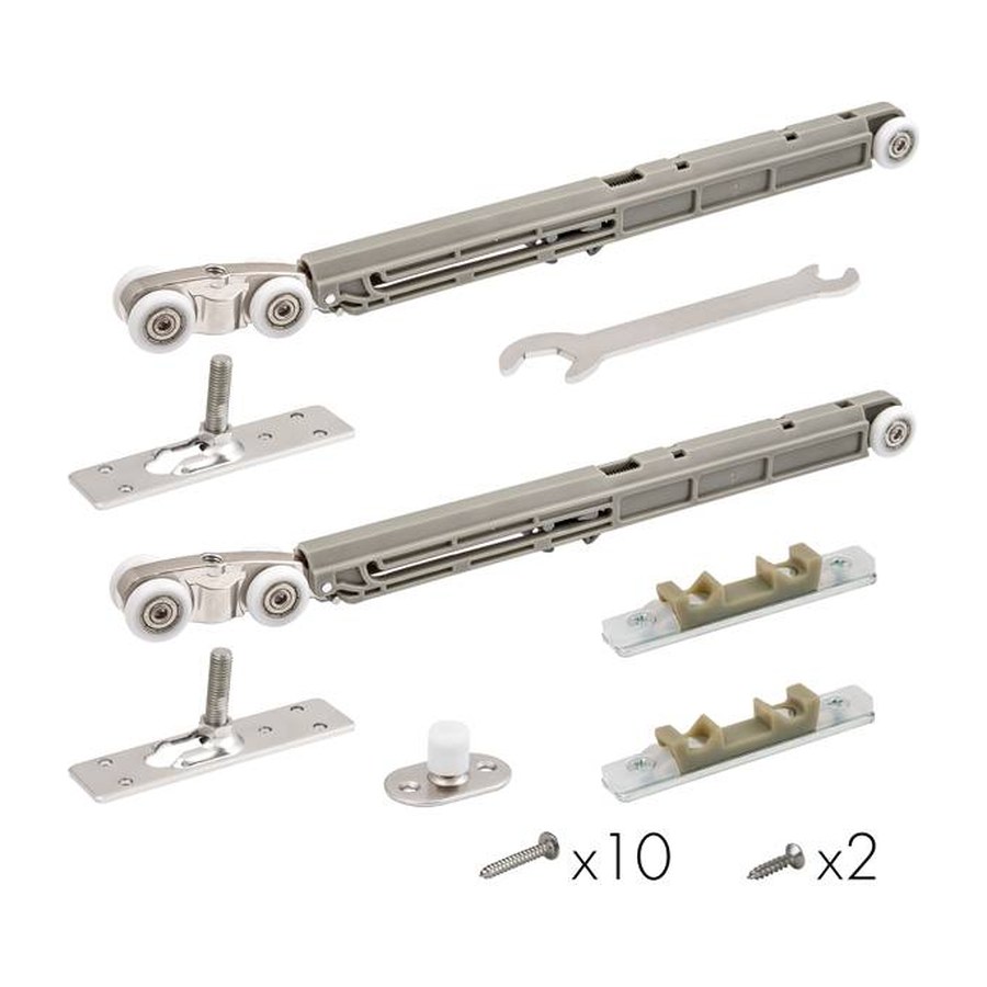 Дверная фурнитура Комплект для раздвижных дверей SLD.Comfort-PRO.SET2.soft close/80