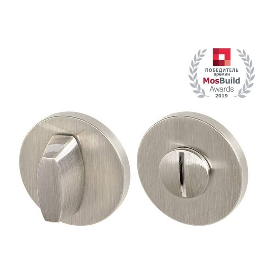 Ручка поворотная WC-BOLT BK6 URS SN-3 — Матовый никель
