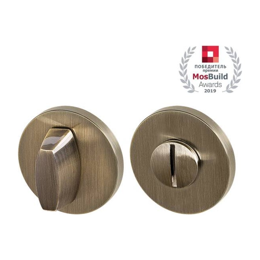 Ручка поворотная WC-BOLT BK6 URS AB-7 — Бронза