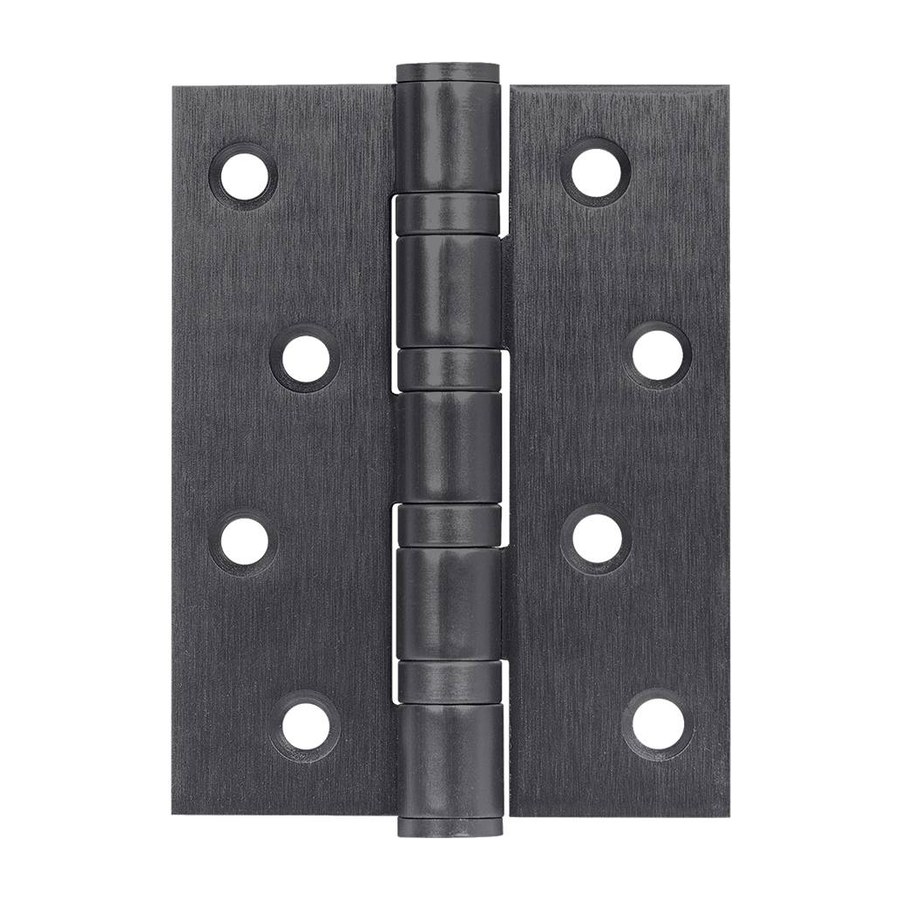 Дверная фурнитура Петля универсальная IN4500UC-BL BPVD 102x75x3 INOX304 вороненый никель БЛИСТЕР