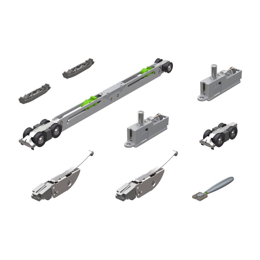 Комплект для раздвижных дверей SLD.Scope.SET3.soft close+roller/80
