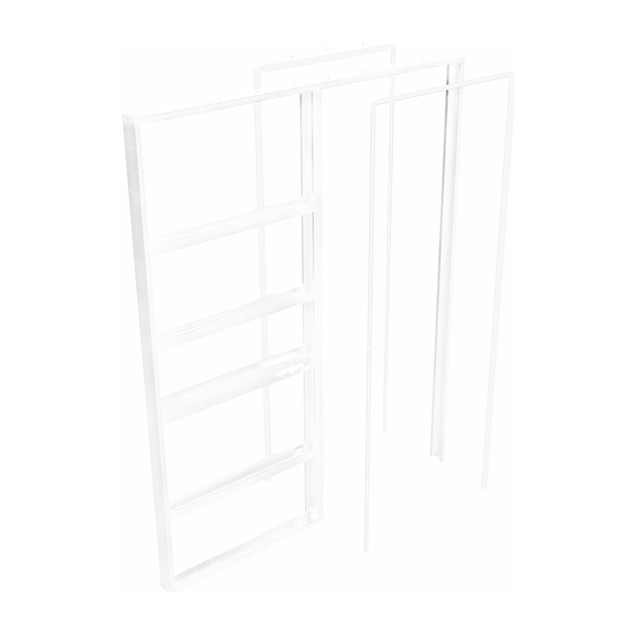 Дверная фурнитура Комплект для обрамления пенала SLD.Comfort-PENAL frame 900/2300 WH