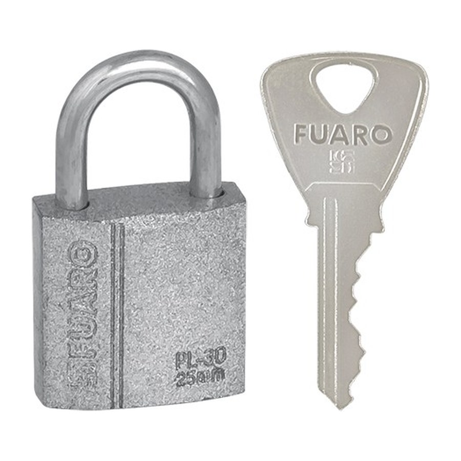 Замок навесной PL-PROTEC-3025 2key (PL-3025) англ. /блистер