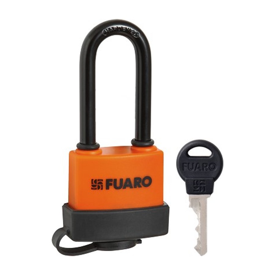 Дверная фурнитура Замок навесной PL-WEATHER-3640 LS 3key (PL-3640 LS) удл. дужка, англ./блистер