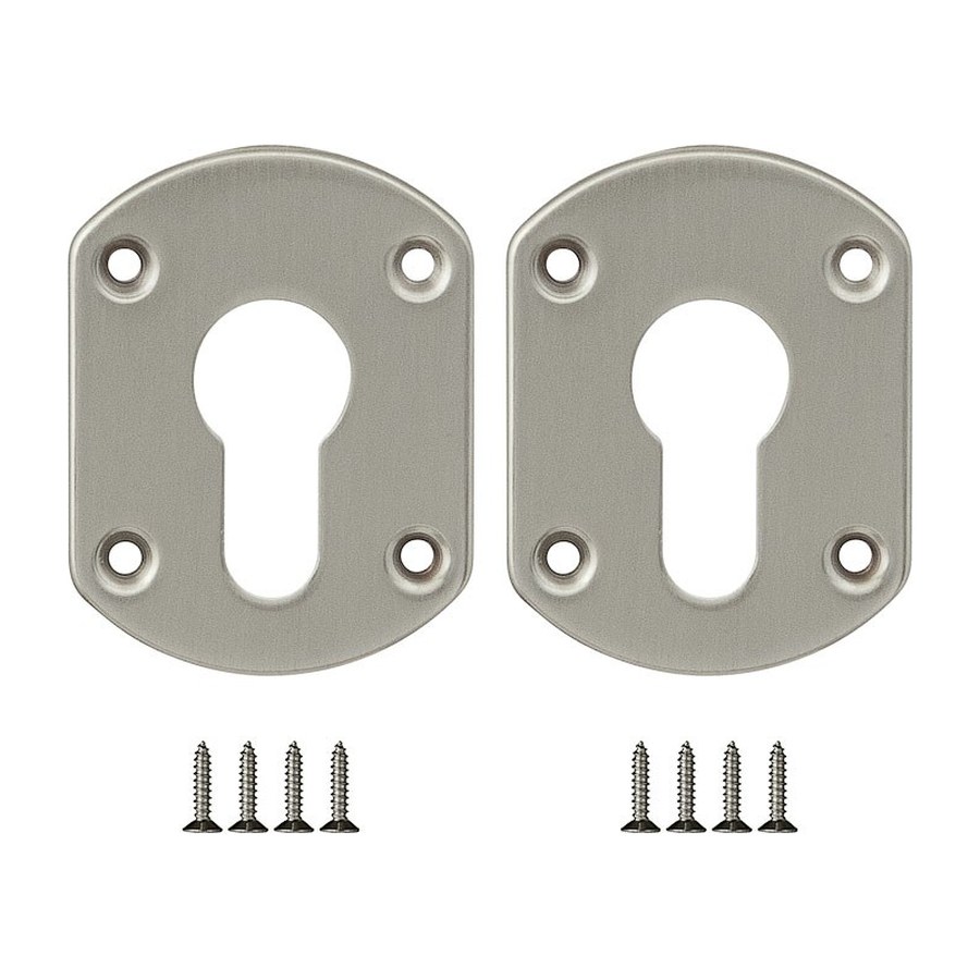 Накладка на цилиндр ESC.C+C/OV.set (ESC031) SN мат.никель (2шт.)