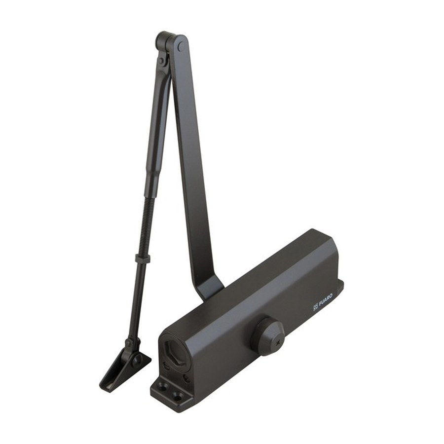 Дверная фурнитура Доводчик дверной DC20-6W (DC-206W) BR до 160 кг (коричневый)