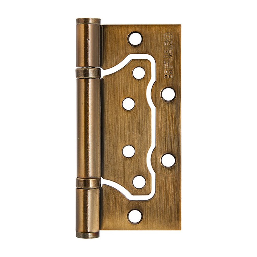 Петля универсальная без врезки IN4500W-BL CFB (500-2BB/BL 100×2,5) кофе глянец БЛИСТЕР