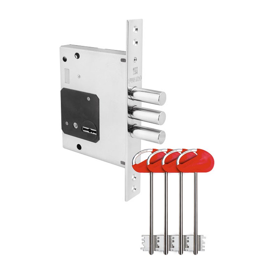 Замок врезной сувальдный MDV25/S-60.00.3R16 4key