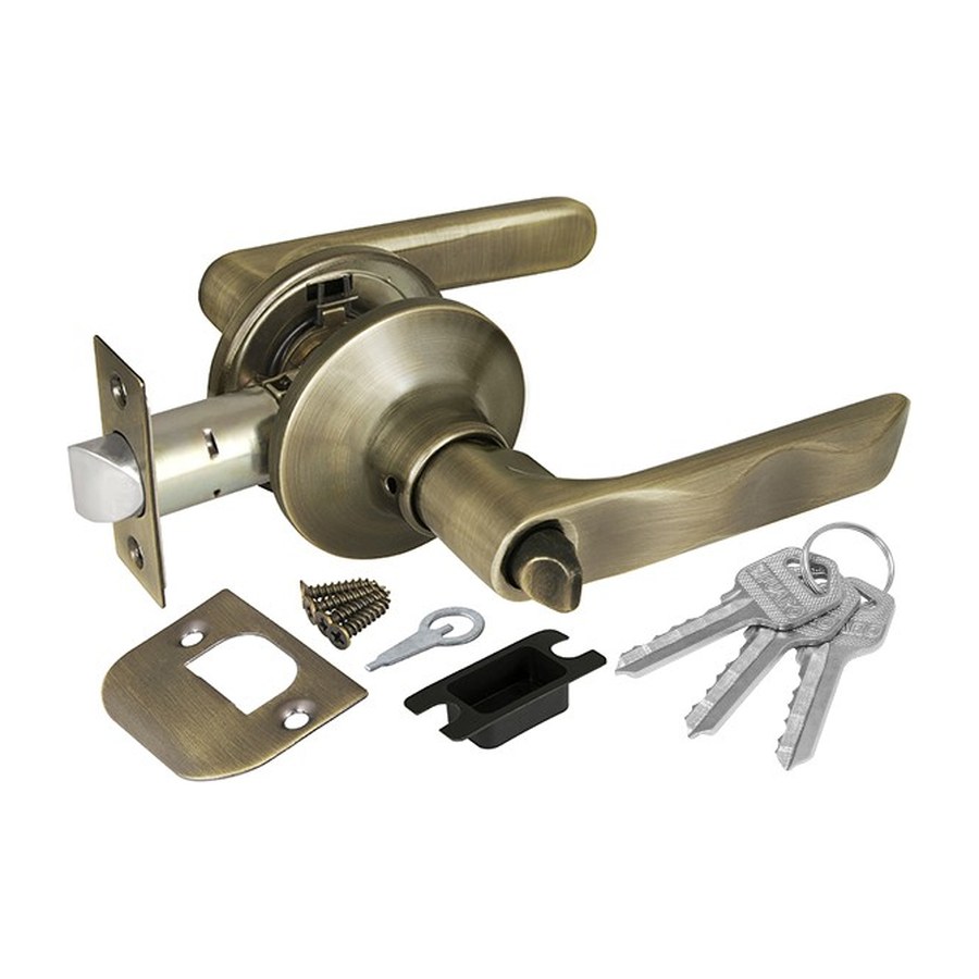 Ручка Защелка Fuaro (Фуаро) DK624/BL AB-ET (624/BL AB-E) (кл/фик.) бронза