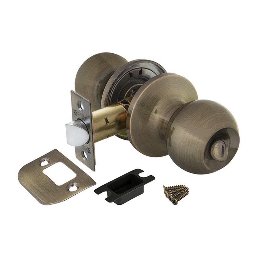 Дверная фурнитура Ручка Защелка Fuaro (Фуаро) DK672/BL AB-BK (672/BL AB-B) (фик.) бронза