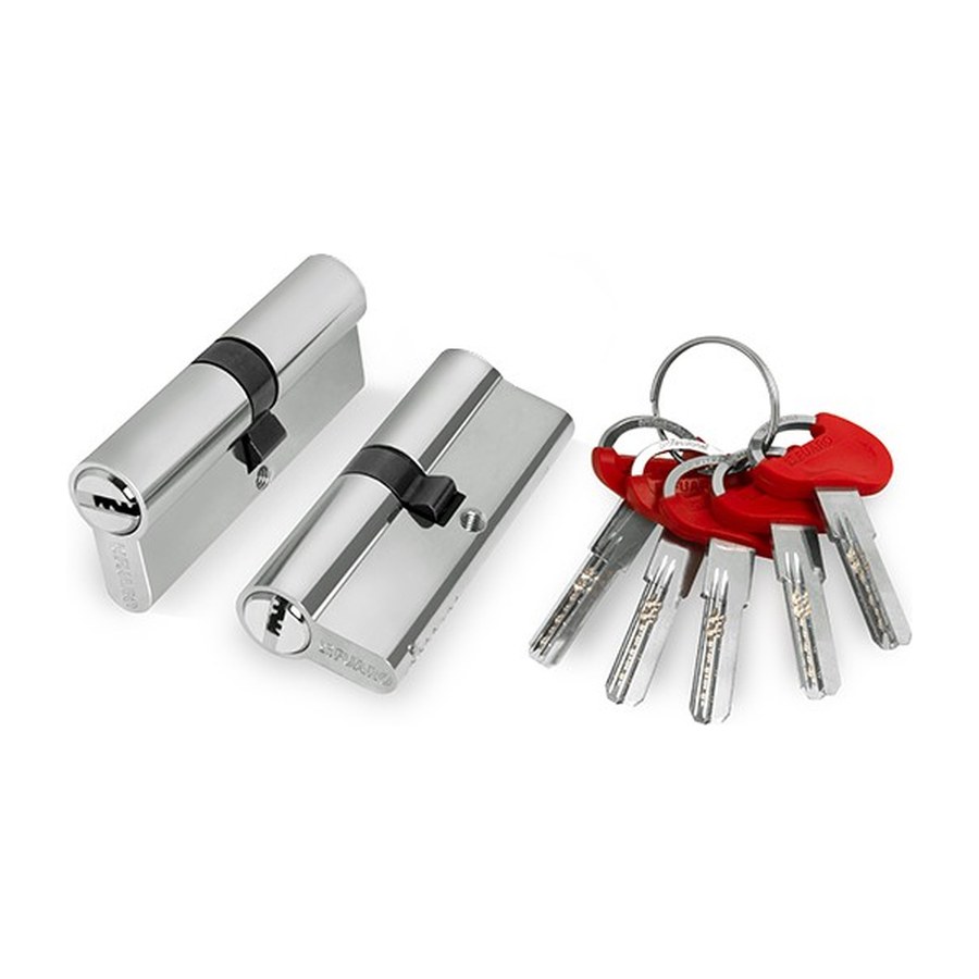 Цилиндровый механизм (D-PRO500/90) D-PRO5000Key90(40+10+40) CP хром 5Key