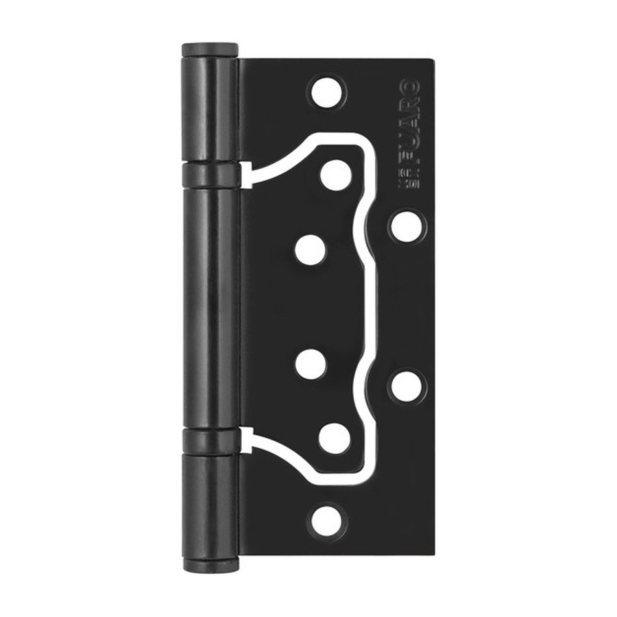 Петля универсальная без врезки IN4500W-BL BL (500-2BB/BL 100×2,5) черный матовый БЛИСТЕР