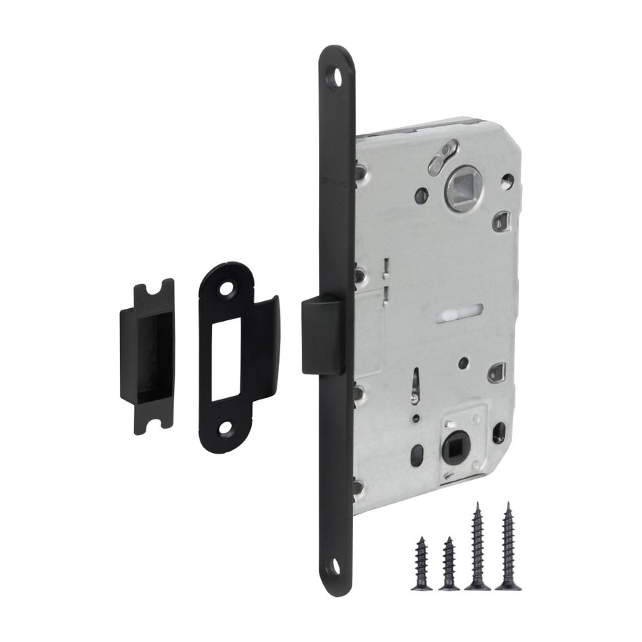 Дверная фурнитура Защелка PLASTP96WC-50 (P96WC-50) BL черный