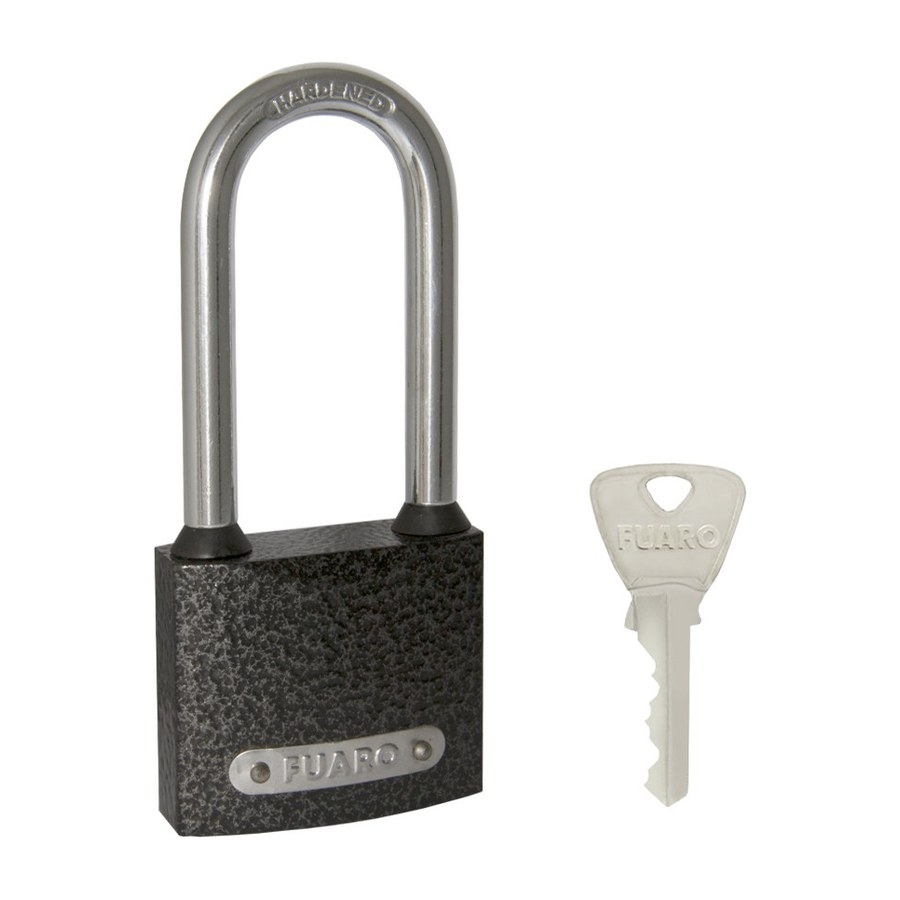 Замок навесной PL-UNI-0138-L (PL-01-38-L) 3key англ. /коробка
