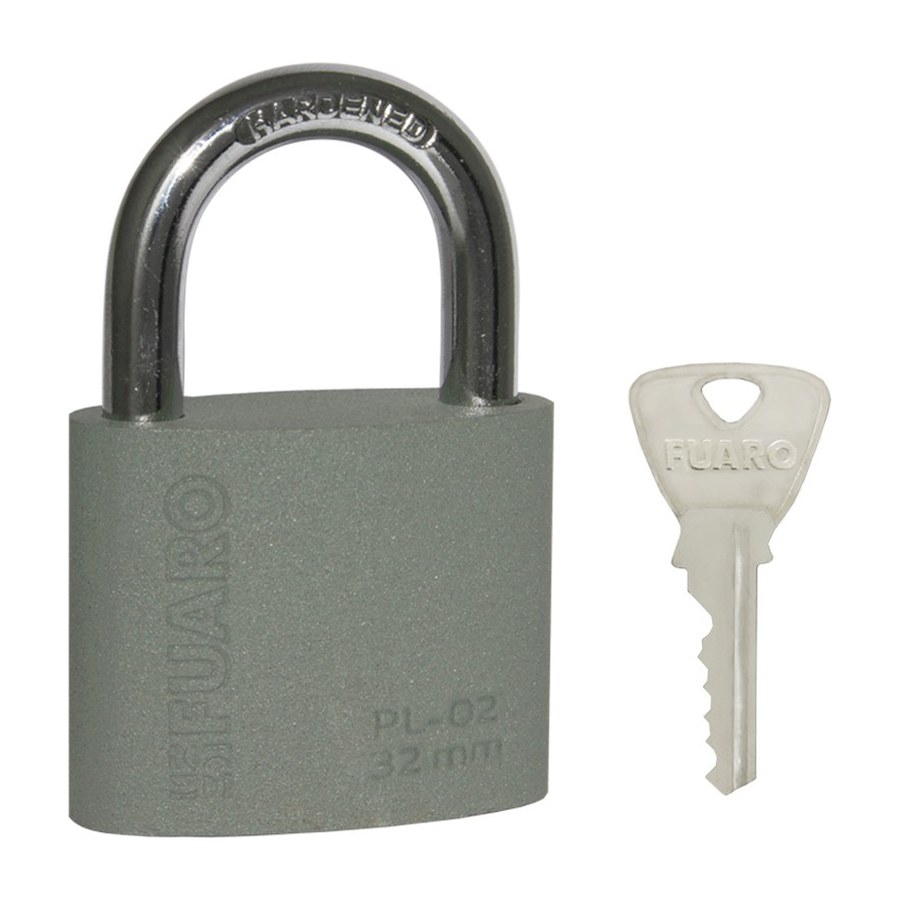 Замок навесной PL-PROTEC-0232 3key (PL-02-32) англ. /блистер