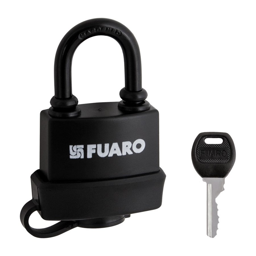 Замок навесной PL-WEATHER-3640 Black 3key (PL-3640) англ.