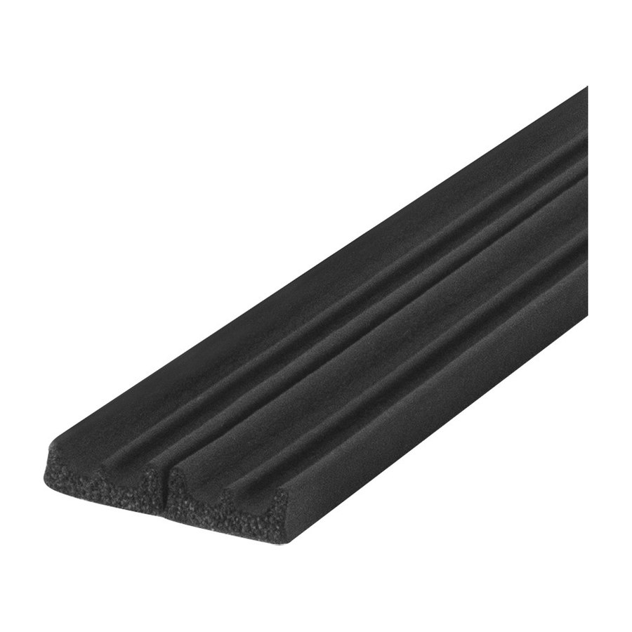 Дверная фурнитура Уплотнитель самоклеящийся ADH/E-9x4mm BLACK черный 150m