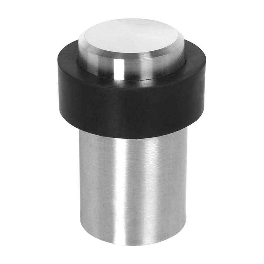 Дверная фурнитура Упор дверной напольный STOPPER/M.14 INOX (нерж. сталь)