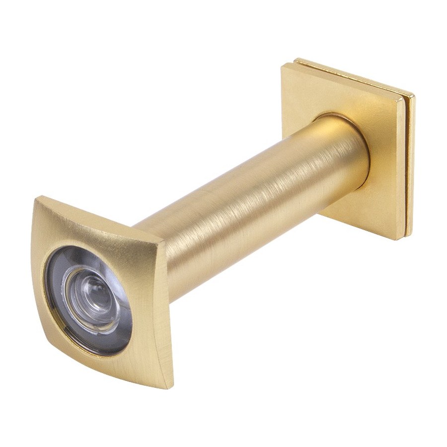 Глазок дверной, оптика пластик DV-Q 4/130-70/Z (VIEWER 4 DVQ) SSG сатинированное золото