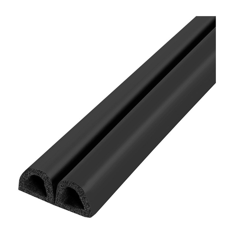 Уплотнитель без клеевой основы WADH/D-12x10mm, BLACK черный 150 m