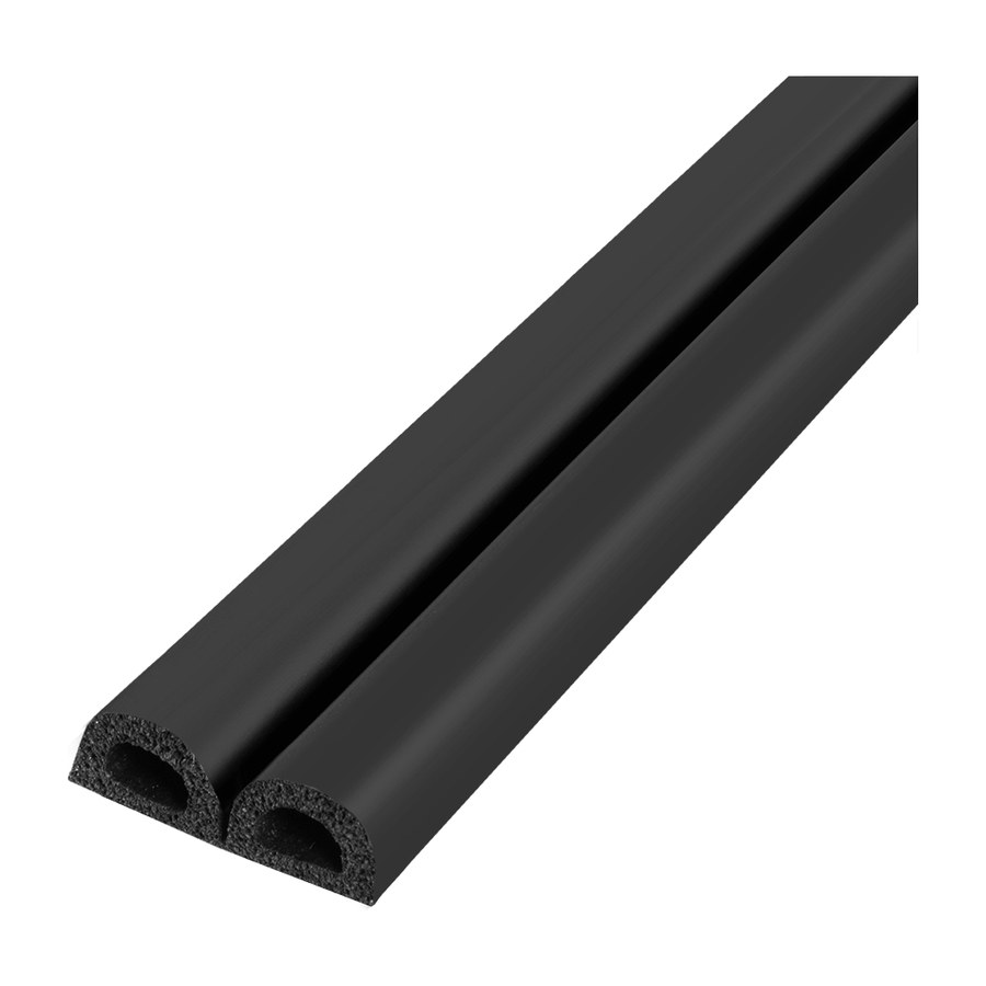 Дверная фурнитура Уплотнитель без клеевой основы WADH/D-9×7,5mm, BLACK черный 100 m