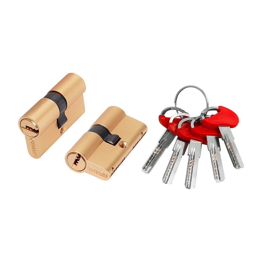 Цилиндровый механизм (D-PRO500/60) D-PRO5000Key60(25+10+25) SSG-39 – сатинированное золото