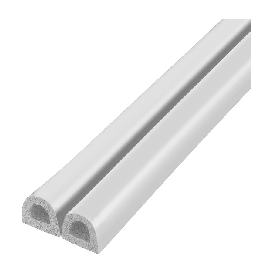 Уплотнитель самоклеящийся ADH/D-9×7,5mm, WHITE белый 100m