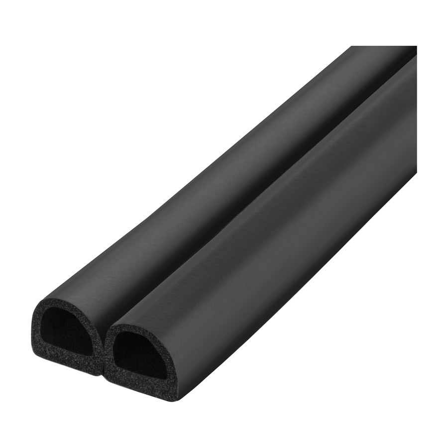 Уплотнитель самоклеящийся ADH/D-14,2×12,7mm (127), BLACK черный 120 m