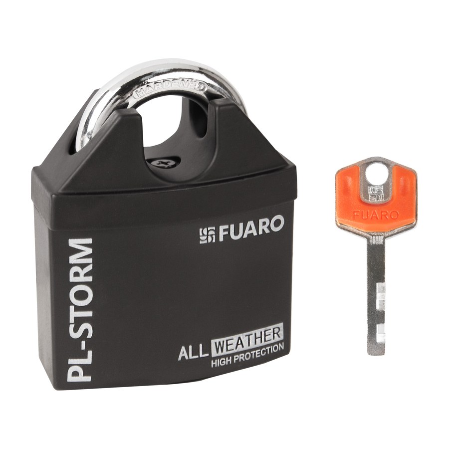 Замок навесной PL-STORM-3660 4 key (дисковый ключ)