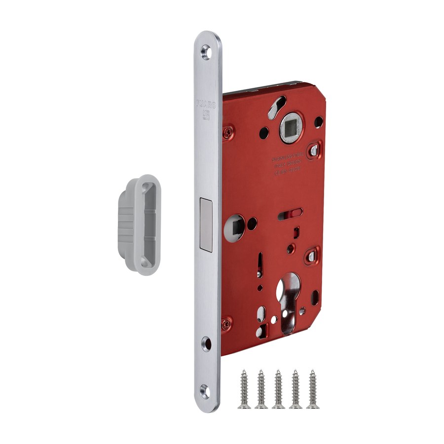 Корпус врезного замка MAGNM85C-50/BL INOX SSC-16 сатин. хром (блистер)