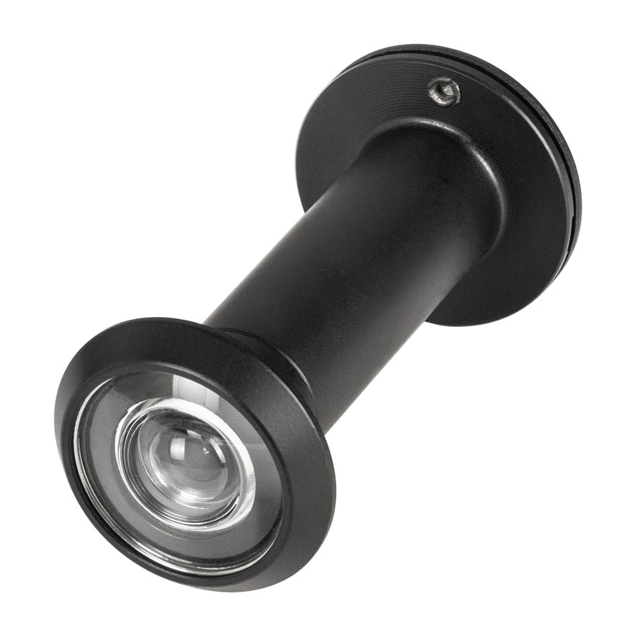 Дверная фурнитура Глазок дверной, оптика пластик DV 3/90-50/Z BL-24 черный (B2B)