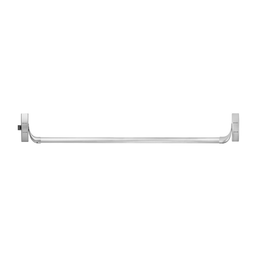 Ручка-штанга нажимная AP.1900B push-bar накладная для одно/двуствор. проф. дверей SL серебро