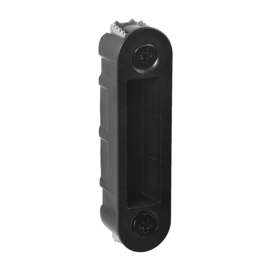 Дверная фурнитура Ответная магнитная планка Alutop BL, цвет- чёрный