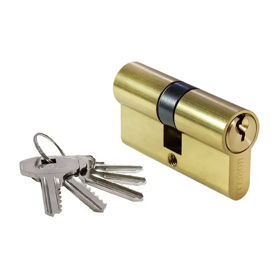 Ключевой цилиндр 60C PG (60мм), цвет золото