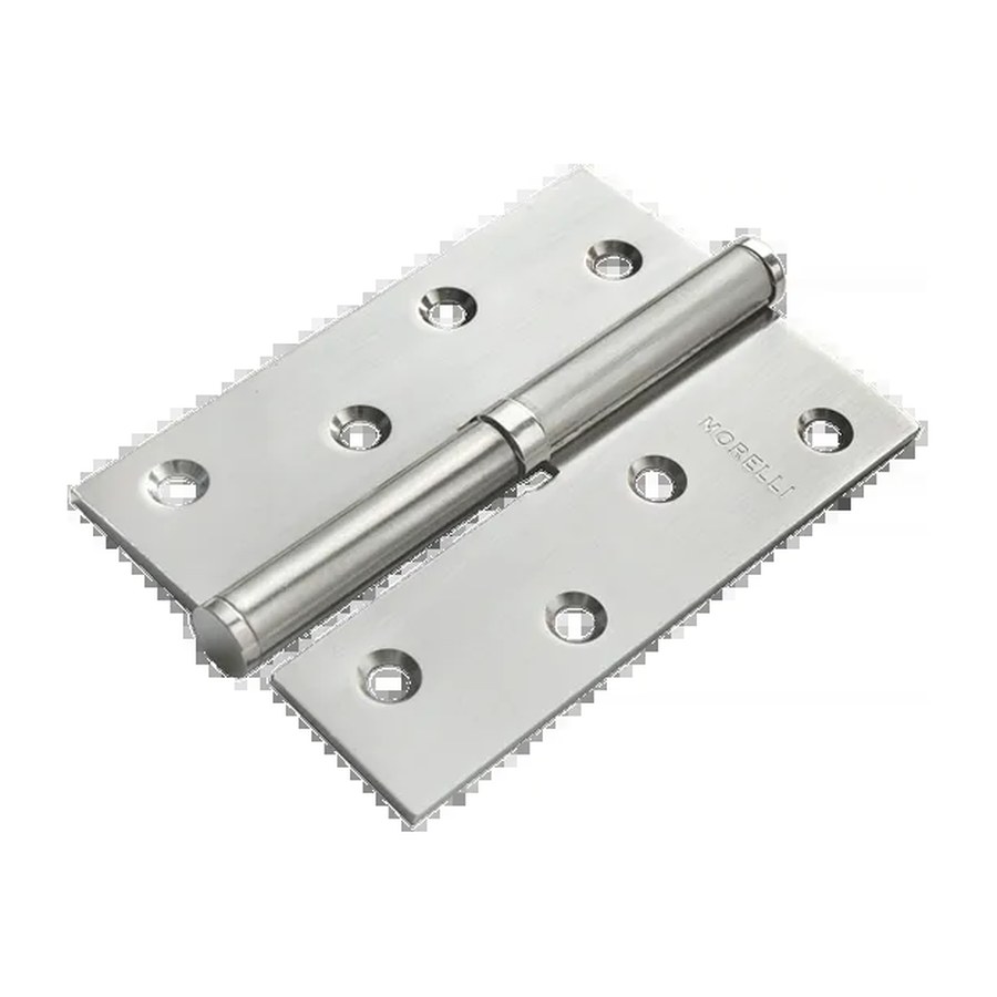 Дверная фурнитура Петля карточная стальная разъемная MSD 100X70X2.5 PC L левая, врезная на круглой оси, вес полотна до 40 кг, цвет хром