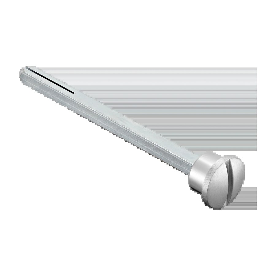 Четырехгранник LUX-SPINDLE-WC 110 CSA 110мм с кнопкой, цвет мат. хром