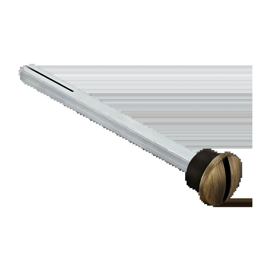 Четырехгранник LUX-SPINDLE-WC 110 CAFFE 110мм с кнопкой, цвет кофе