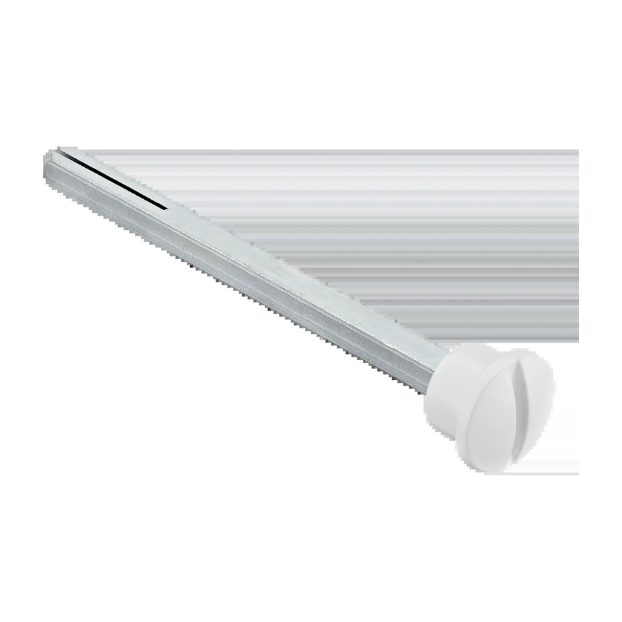 Четырехгранник LUX-SPINDLE-WC 110 BIA 110мм с кнопкой, цвет белый