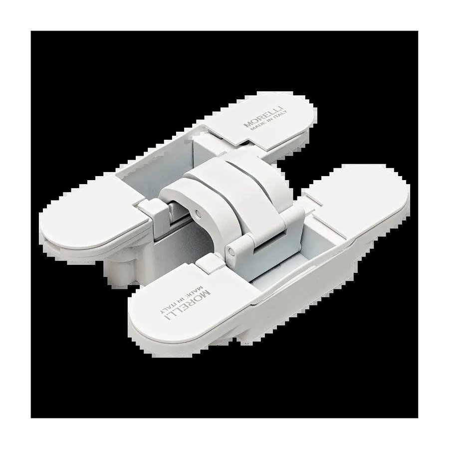 Петля скрытая HH-20 W, врезная с 3D-регулировкой, вес полотна до 60 кг, цвет белый