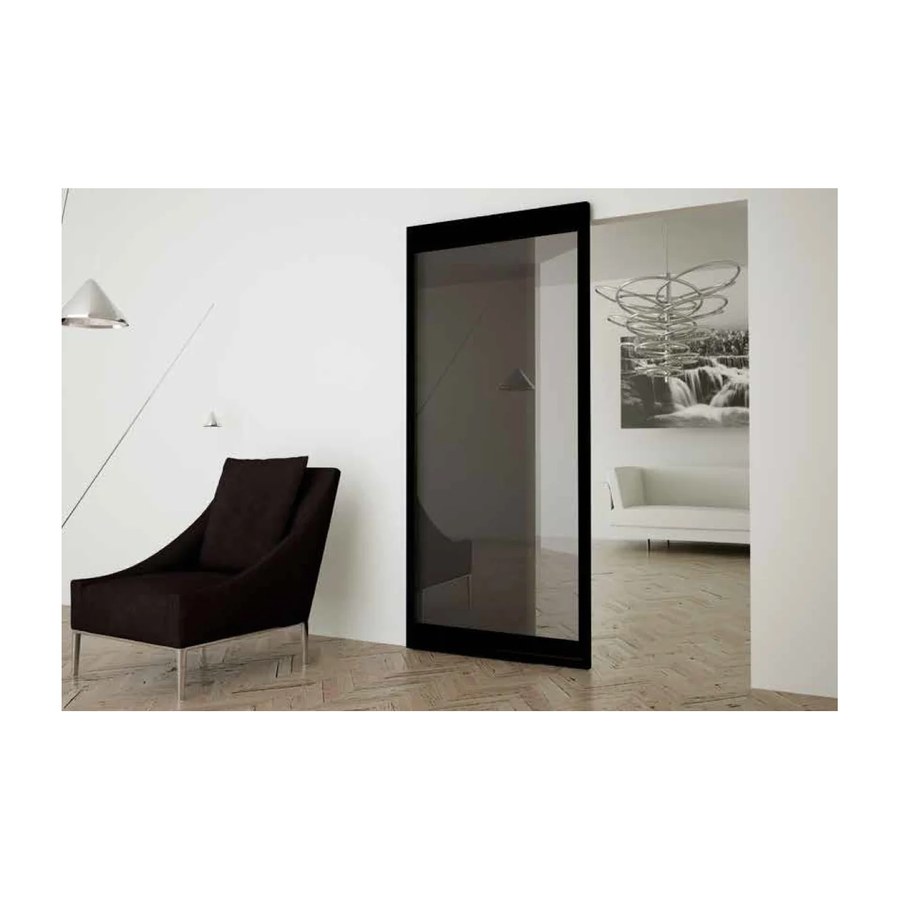 Система для  раздвижных дверей INVISIBLE-2 FRAME 1100/2200 NKS, ширина 1100мм, высота 2200мм, цвет никель