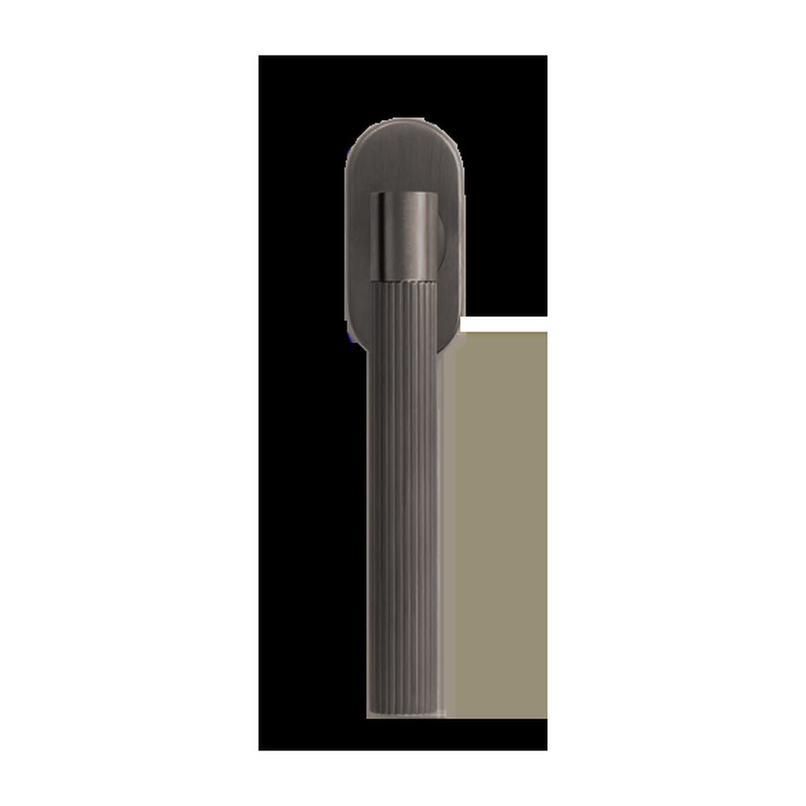 Ручка оконная HIDE DISTANCE W1 ANT на прямоугольной розетке, цвет антрацит, латунь