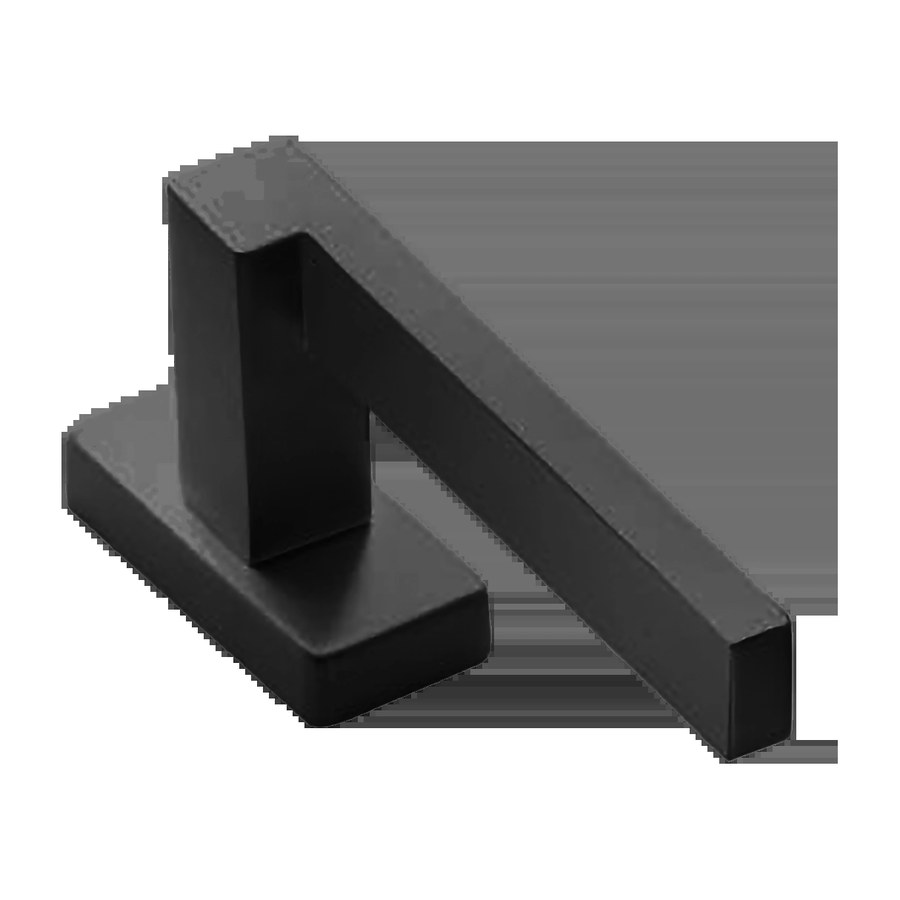 Ручка дверная STONE W1 NERO-ST оконная с 4-х позицион. механизмом цвет черный soft touch