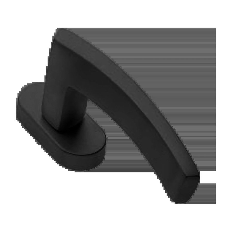 Дверная фурнитура Ручка дверная WIND W1 NERO-ST оконная с 4-х позицион. механизмом цвет черный soft touch