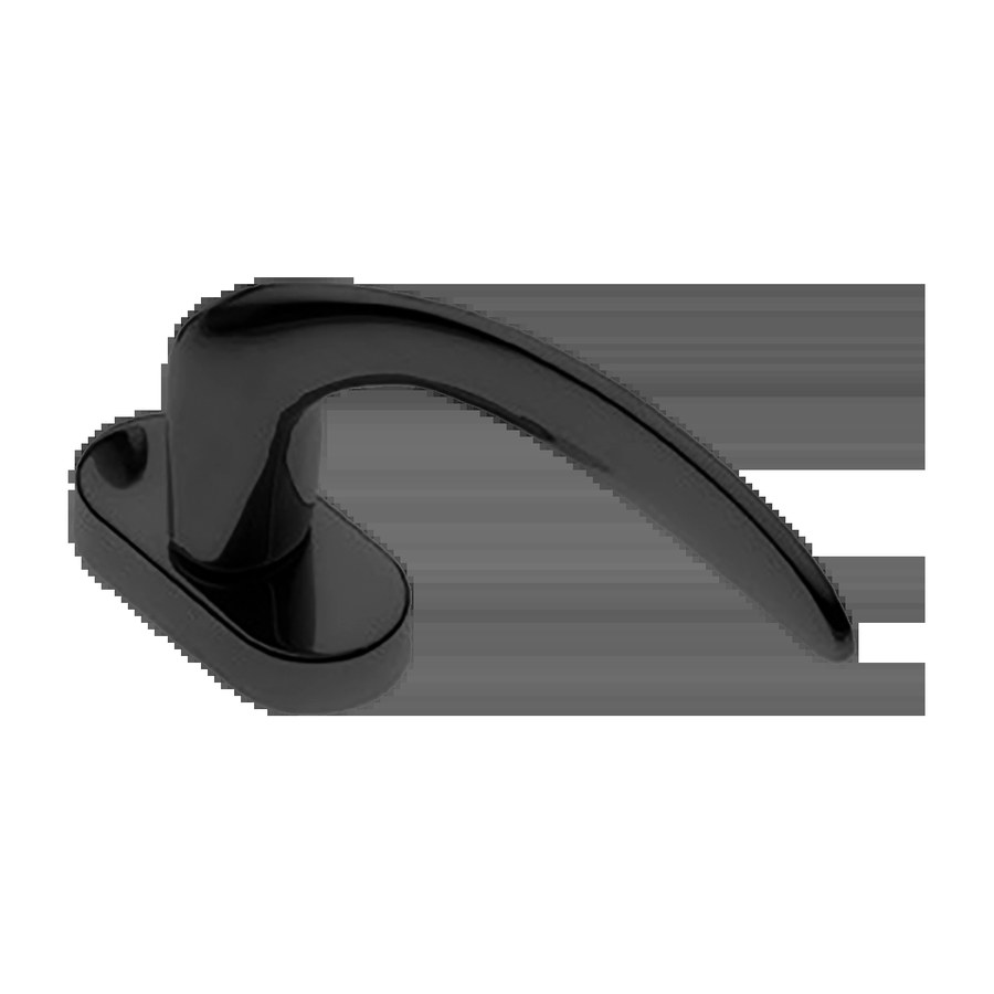 Ручка дверная COBRA W1 NERO-ST оконная с 4-х позицион. механизмом цвет черный soft touch