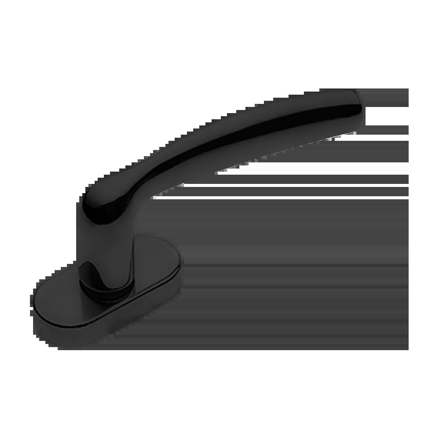 Ручка дверная VENERA W1 NERO-ST оконная с 4-х позицион. механизмом цвет черный soft touch