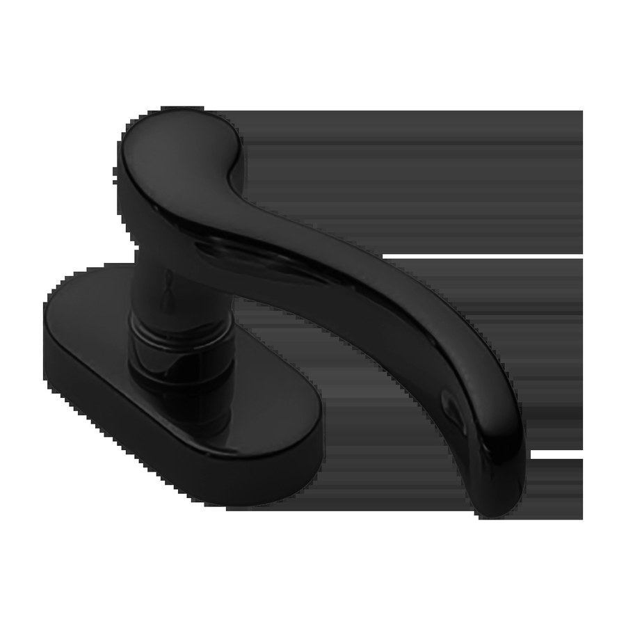Ручка дверная ERICA W1 NERO-ST оконная с 4-х позицион. механизмом цвет черный soft touch